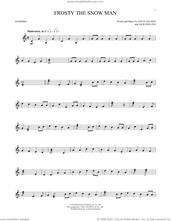 Cover icon of Frosty The Snow Man sheet music for Marimba Solo by Steve Nelson, Will Rapp and Jack Rollins, intermediate skill level