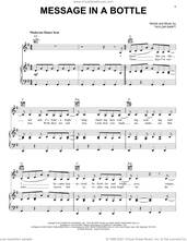 Cover icon of Message In A Bottle (Taylor's Version) (From The Vault) sheet music for voice, piano or guitar by Taylor Swift, intermediate skill level