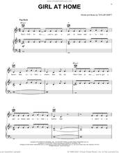 Cover icon of Girl At Home (Taylor's Version) sheet music for voice, piano or guitar by Taylor Swift, intermediate skill level