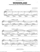 Cover icon of Wonderland sheet music for piano solo by David Nevue, intermediate skill level