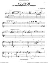 Cover icon of Solitude sheet music for piano solo by David Nevue, intermediate skill level