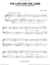 Cover icon of The Lion And The Lamb sheet music for piano solo by David Nevue, intermediate skill level