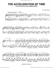 Cover icon of The Acceleration Of Time sheet music for piano solo by David Nevue, intermediate skill level