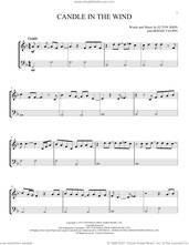 Cover icon of Candle In The Wind sheet music for instrumental duet (duets) by Elton John and Bernie Taupin, intermediate skill level