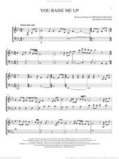 Cover icon of You Raise Me Up sheet music for instrumental duet (duets) by Josh Groban, Brendan Graham and Rolf Lovland, wedding score, intermediate skill level