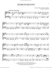 Cover icon of Tears In Heaven sheet music for instrumental duet (duets) by Eric Clapton and Will Jennings, intermediate skill level