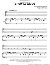 Cover icon of Grow As We Go sheet music for cello and piano by The Piano Guys, Alex Hope, Ben Abraham and Ben Platt, intermediate skill level