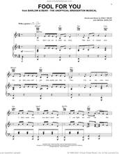 Cover icon of Fool For You (from The Unofficial Bridgerton Musical) sheet music for voice, piano or guitar by Barlow & Bear, Abigail Barlow and Emily Bear, intermediate skill level