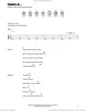 Cover icon of Country Is... sheet music for guitar (chords) by Flatland Cavalry, Cleto Cordero and Pedro Palomino, intermediate skill level