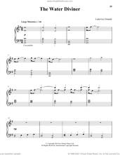 Cover icon of The Water Diviner sheet music for piano solo by Ludovico Einaudi, classical score, intermediate skill level