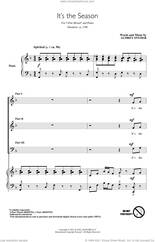 Cover icon of It's The Season sheet music for choir (3-Part Mixed) by Audrey Snyder, intermediate skill level