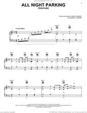 Cover icon of All Night Parking (Interlude) sheet music for voice, piano or guitar by Adele, Adele Adkins and Erroll Garner, intermediate skill level