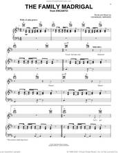 Cover icon of The Family Madrigal (from Encanto) sheet music for voice, piano or guitar by Lin-Manuel Miranda, intermediate skill level