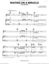 Cover icon of Waiting On A Miracle (from Encanto) sheet music for voice, piano or guitar by Lin-Manuel Miranda, intermediate skill level