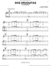 Cover icon of Dos Oruguitas (from Encanto) sheet music for voice, piano or guitar by Lin-Manuel Miranda, intermediate skill level