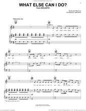 Cover icon of What Else Can I Do? (from Encanto) sheet music for voice, piano or guitar by Lin-Manuel Miranda, intermediate skill level