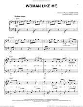 Cover icon of Woman Like Me sheet music for piano solo by Adele, Adele Adkins and Dean Josiah Cover, easy skill level