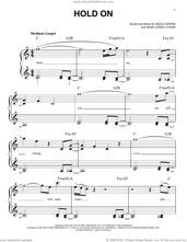 Cover icon of Hold On, (easy) sheet music for piano solo by Adele, Adele Adkins and Dean Josiah Cover, easy skill level