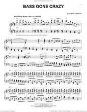Cover icon of Bass Gone Crazy (arr. Brent Edstrom) sheet music for piano solo by Albert Ammons and Brent Edstrom, intermediate skill level