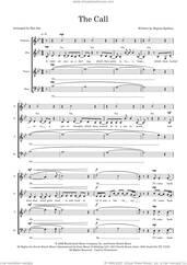 Cover icon of The Call (arr. Ben See) sheet music for choir (SATB: soprano, alto, tenor, bass) by Regina Spektor and Ben See, intermediate skill level