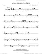 Cover icon of Grown-Up Christmas List sheet music for Hand Bells Solo (bell solo) by Amy Grant, David Foster and Linda Thompson-Jenner, intermediate Hand Bells Solo (bell)