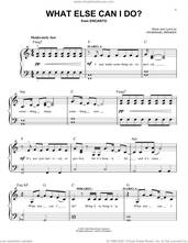 Cover icon of What Else Can I Do? (from Encanto), (easy) sheet music for piano solo by Lin-Manuel Miranda, easy skill level