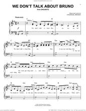 Cover icon of We Don't Talk About Bruno (from Encanto) sheet music for piano solo by Lin-Manuel Miranda, easy skill level
