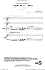 Cover icon of I Want It That Way (arr. Nathan Howe) sheet music for choir (SAB: soprano, alto, bass) by Backstreet Boys, Nathan Howe, Andreas Carlsson and Max Martin, intermediate skill level