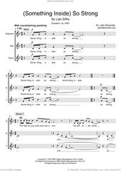 Cover icon of (Something Inside) So Strong (arr. Jake Alexander) sheet music for choir (SAT: soprano, alto, tenor) by Labi Siffre and Jake Alexander, intermediate skill level