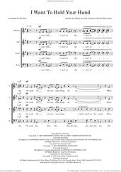 Cover icon of I Want To Hold Your Hand (arr. Ben See) sheet music for choir (SATB: soprano, alto, tenor, bass) by The Beatles, Ben See, John Lennon and Paul McCartney, intermediate skill level
