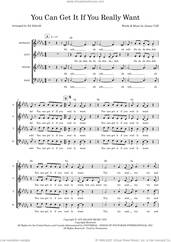 Cover icon of You Can Get It If You Really Want (arr. Ed Aldcroft) sheet music for choir (SATB: soprano, alto, tenor, bass) by Desmond Dekker, Ed Aldcroft and Jimmy Cliff, intermediate skill level