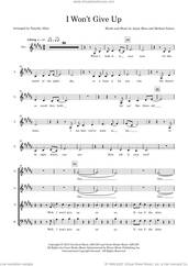Cover icon of I Won't Give Up (arr. Tim Allen) (COMPLETE) sheet music for orchestra/band by Jason Mraz, Michael Natter and Tim Allen, intermediate skill level