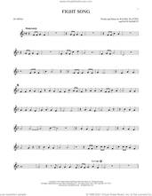 Cover icon of Fight Song sheet music for ocarina solo by Rachel Platten and Dave Bassett, intermediate skill level