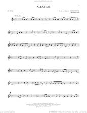 Cover icon of All Of Me sheet music for ocarina solo by John Legend, John Stephens and Toby Gad, intermediate skill level
