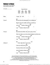 Cover icon of Nobody To Blame sheet music for guitar (chords) by Chris Stapleton, Barry Bales and Ronnie Bowman, intermediate skill level