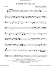 Cover icon of Just The Way You Are sheet music for ocarina solo by Bruno Mars, Ari Levine, Khalil Walton, Khari Cain and Philip Lawrence, wedding score, intermediate skill level