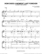 Cover icon of How Does A Moment Last Forever (from Beauty And The Beast) sheet music for accordion by Alan Menken, Celine Dion and Tim Rice, intermediate skill level