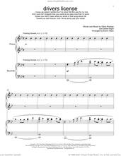 Cover icon of drivers license (arr. Kevin Olson) sheet music for piano four hands by Olivia Rodrigo, Kevin Olson and Daniel Nigro, intermediate skill level