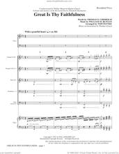 Cover icon of Great Is Thy Faithfulness (arr. Tom Fettke) (COMPLETE) sheet music for orchestra/band by Tom Fettke, Thomas O. Chisholm and William M. Runyan, intermediate skill level