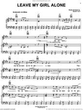 Cover icon of Leave My Girl Alone sheet music for voice, piano or guitar by Stevie Ray Vaughan, Travis Tritt and Buddy Guy, intermediate skill level
