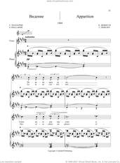 Cover icon of 20 Songs Vol. 1: Apparition sheet music for voice and piano by Claude Debussy and Ruslan Gulidov, classical score, intermediate skill level