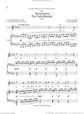 Cover icon of The Field Marshal, No. 4 from Four Songs and Dances of Death sheet music for voice and piano by Modest Petrovich Mussorgsky and Ruslan Gulidov, classical score, intermediate skill level