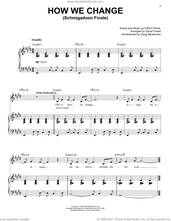 Cover icon of How We Change / Finale (from Schmigadoon!) sheet music for voice and piano by Cinco Paul, intermediate skill level