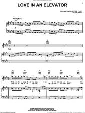Cover icon of Love In An Elevator sheet music for voice, piano or guitar by Aerosmith, Joe Perry and Steven Tyler, intermediate skill level