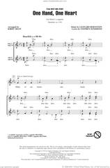 Cover icon of One Hand, One Heart (from West Side Story) (arr. Kirby Shaw) sheet music for choir (SSAA: soprano, alto) by Stephen Sondheim, Kirby Shaw and Leonard Bernstein, wedding score, intermediate skill level