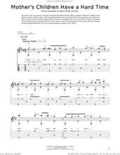 Cover icon of Mother's Children Have A Hard Time sheet music for dobro solo by Blind Willie Johnson and Fred Sokolow, easy skill level
