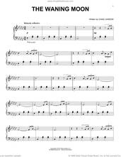 Cover icon of The Waning Moon sheet music for piano solo by Chad Lawson, intermediate skill level