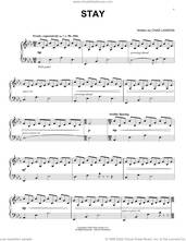 Cover icon of Stay sheet music for piano solo by Chad Lawson, intermediate skill level