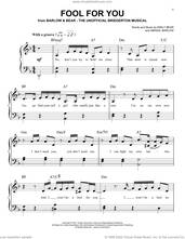 Cover icon of Fool For You (from The Unofficial Bridgerton Musical) sheet music for piano solo by Barlow & Bear, Abigail Barlow and Emily Bear, easy skill level