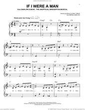 Cover icon of If I Were A Man (from The Unofficial Bridgerton Musical) sheet music for piano solo by Barlow & Bear, Abigail Barlow and Emily Bear, easy skill level